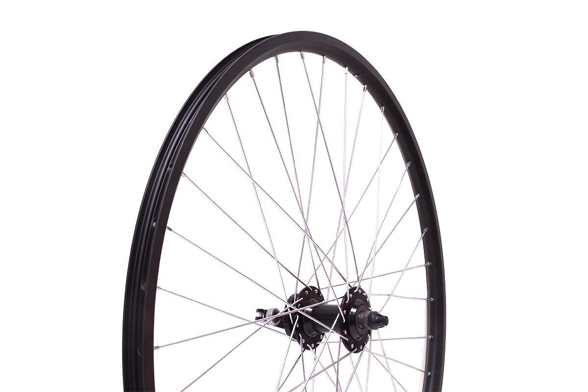 Колесо 27,5"MTB переднее,дв.обод Qijian DA-18 27,5" 36H,втулка Solon DH701F,36H Disc конусные подшипники,крепление IS6,эксцентрик,черный Колесо 27,5"MTB переднее,дв.обод Qijian DA-18 27,5" 36H,втулка Solon DH701F,36H Disc конусные подшипники,крепление IS6,эксцентрик,черный