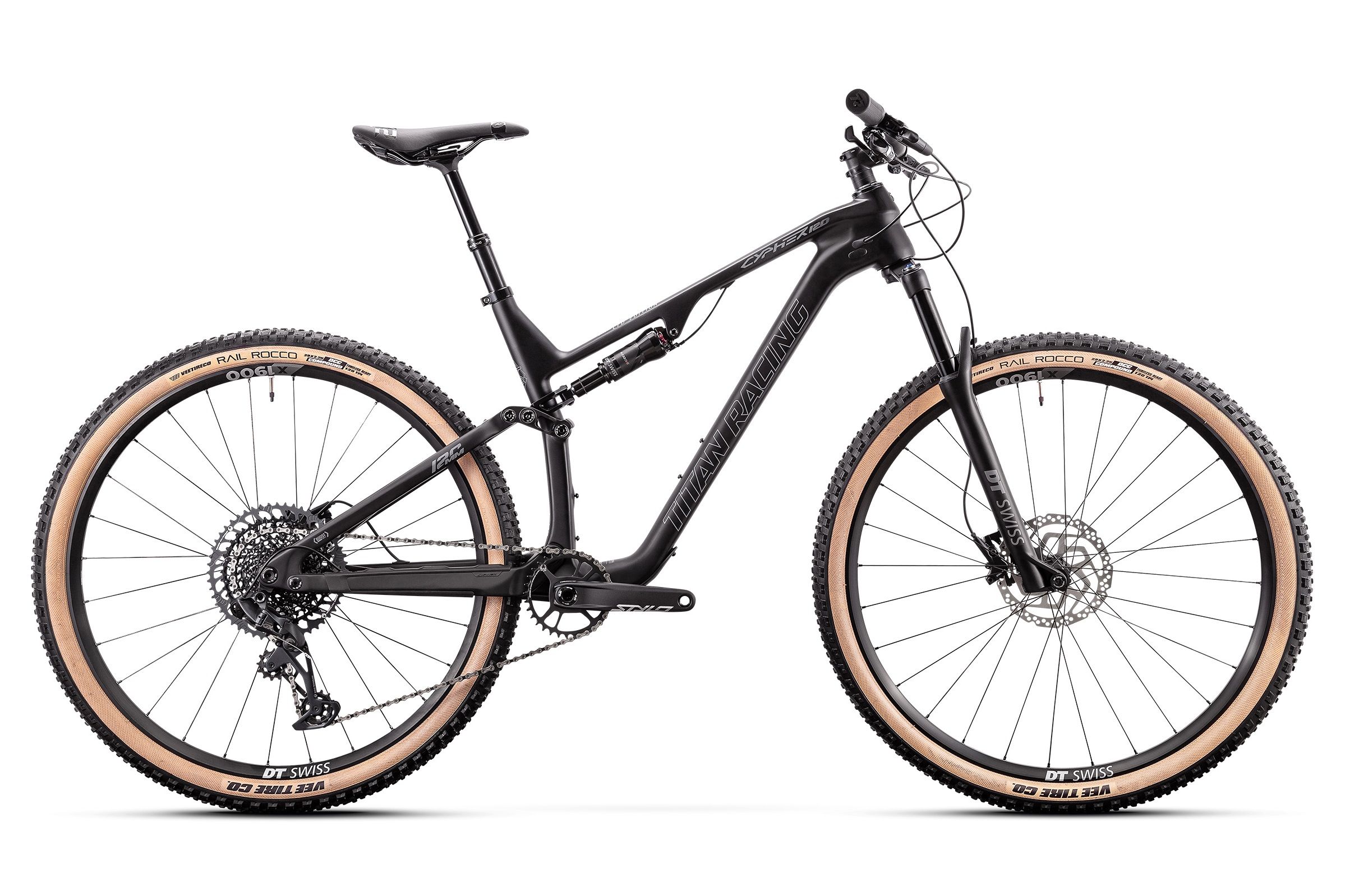 Двухподвесный велосипед 29 дюймов TITAN RACING 29 CYPHER 120 CARBON LTD EDITION