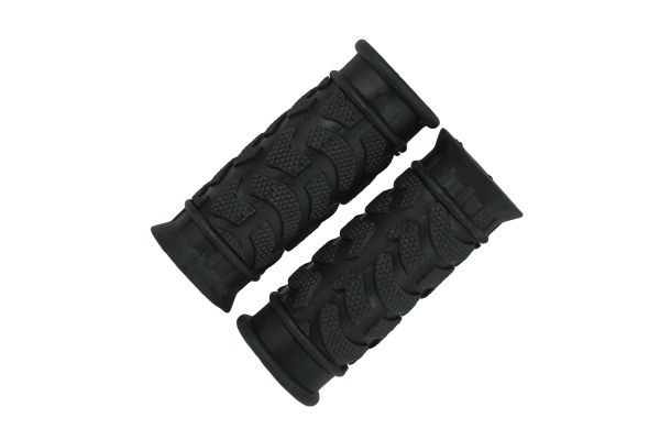 Грипсы MTB HL-G47C 75mm black, резина, черные