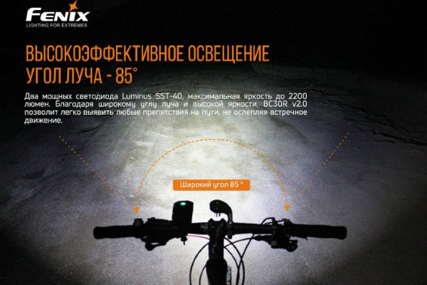 Фонарь передний Fenix BC30V20